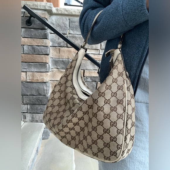 EUC Gucci GG Canvas Charmy Hobo Authentic Shoulder Bag - Picture 4 of 16